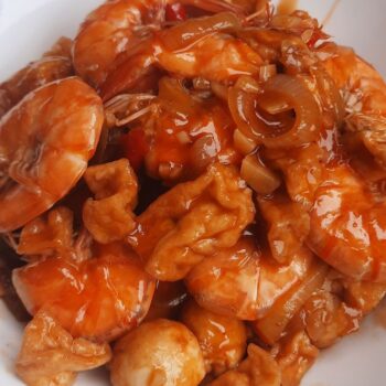 udang asam manis